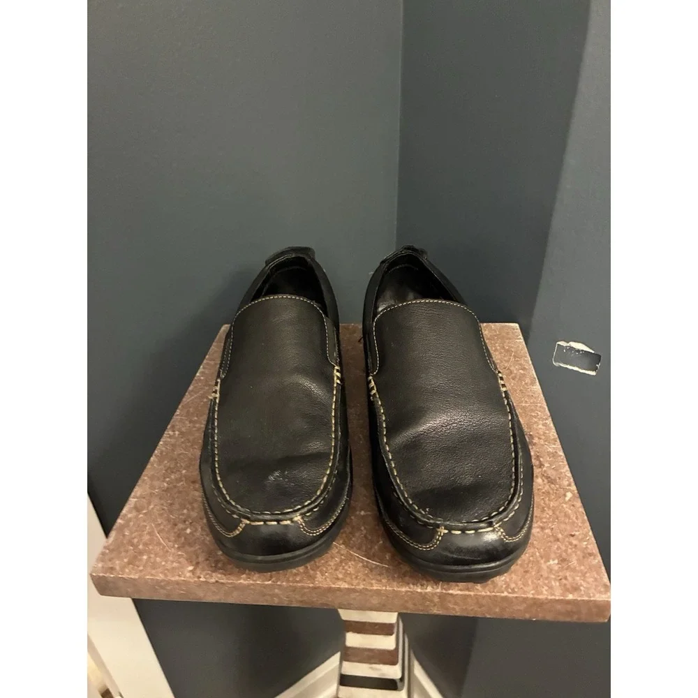 Cole‎ Haan Tucker Venetian Men's Black Leather Slip On Driving Loafers Size 11